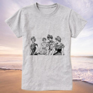 Gibson Girls bij het strand T-shirt