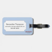 Gibson Girls op het strand, 1900 Bagagelabel (Achterkant horizontaal)