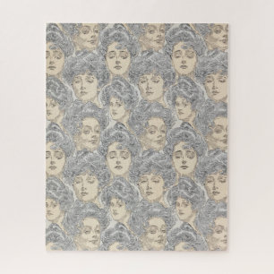 Gibson meisjes Victoriaans vrouw patroon Legpuzzel