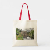 Gibson Mill Reflection - Hardcastle Crags Tote Bag (Achterkant)