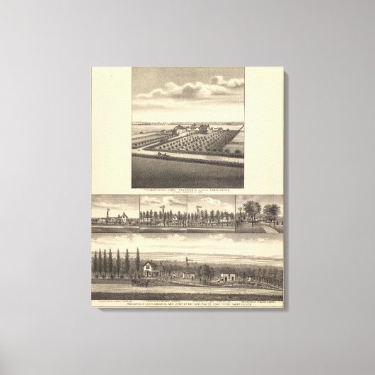 Gibson, Nebraska Canvas Afdruk (Voorkant)