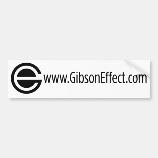 GibsonEffect Bumpersticker (Voorkant)