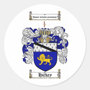 GICIËNTEERDE GEZINSLEUTEL - GICIËNTE WAPENKLASSE RONDE STICKER