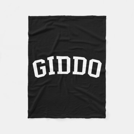 Giddo fleece deken (Voorkant)