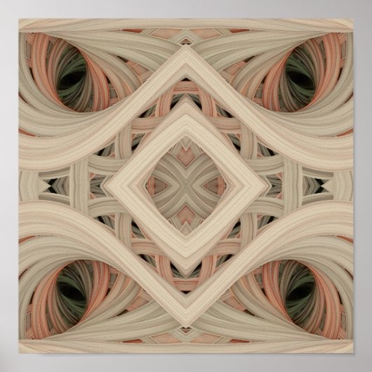 Giddy Gossypium 12 x 12 inch Poster (Voorkant)