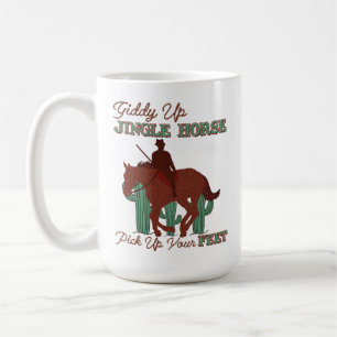 Giddy Up Jingle Horse Pak je voeten, cowboy Koffiemok