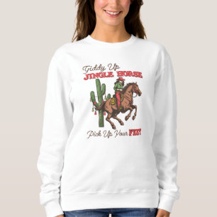 Giddy Up Jingle Horse Pak je voeten, cowboy Trui