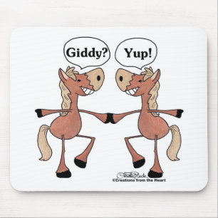 Giddy Up Paarden Muismat