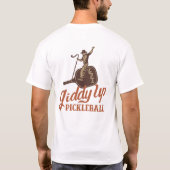 Giddy Up Pickleball - Paddle Logo T-Shirt (Dos)