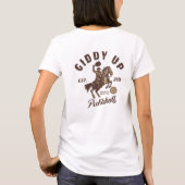 Giddy Up Pickleball T-shirt (Achterkant)