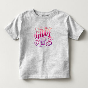 Giddy Up Tekst Kinder Shirts