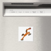 Giddyup, Horsey. Cartoon Horse Magnet Magneet (Insitu (Vaatwasser))