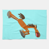 Giddyup, Horsey ! Serviette de cuisine pour Cheval (Horizontal)