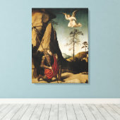 Gideon and the Fleece, c.1490 Canvas Afdruk (Insitu (Houten vloer))