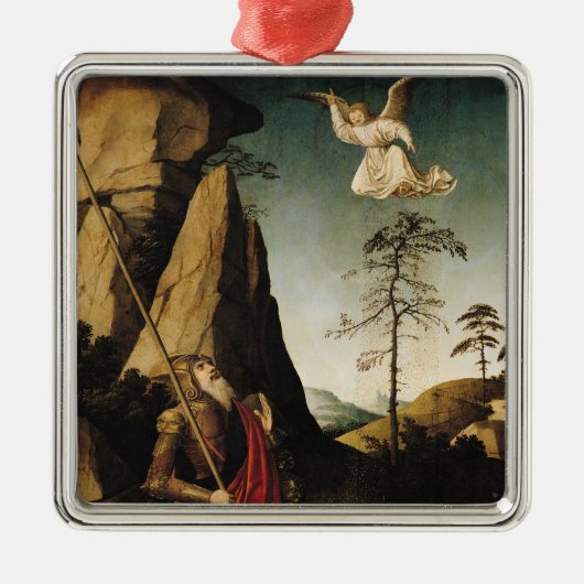 Gideon and the Fleece, c.1490 Metalen Ornament (Voorkant)