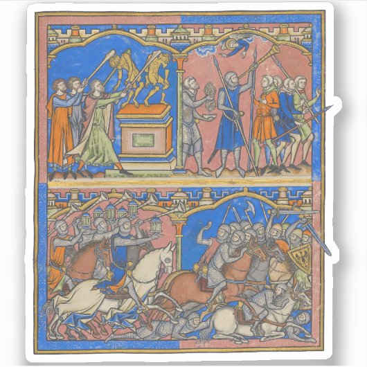 Gideon's Valiant Three Hundred The Crusader Bible Sticker (Voorkant)