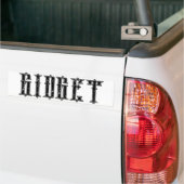 GIDGET-BUMPERSTICKER BUMPERSTICKER (Op Truck)