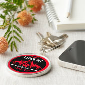 Gids hond geschenken sleutelhanger (Zijkant)