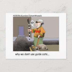 Gids katten Grappige kat cadeaus & verzamelobjecte Briefkaart