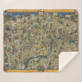  gids naar Londen Sherpa Deken (Voorkant (horizontaal))