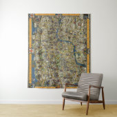  gids naar Londen Wandkleed (In situ)