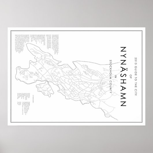 Gids voor Nynäshamn Poster (Voorkant)