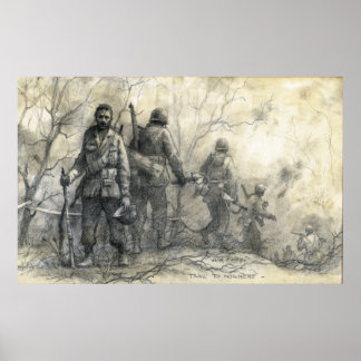 Gids voor witte tape poster