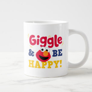 Giechel en wees gelukkig Elmo Extra Grote Beker