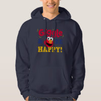Giechel en wees gelukkig Elmo