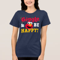 Giechel en wees gelukkig Elmo