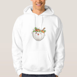 Giechelen en grazen hoodie