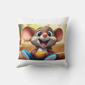 Giechelt met de muis kussen (Achterkant)