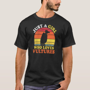 Gier Vogel Vintage Gewoon Een Meisje Dat Van Giere T-shirt