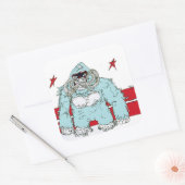 gierig vierkante sticker (Envelop)