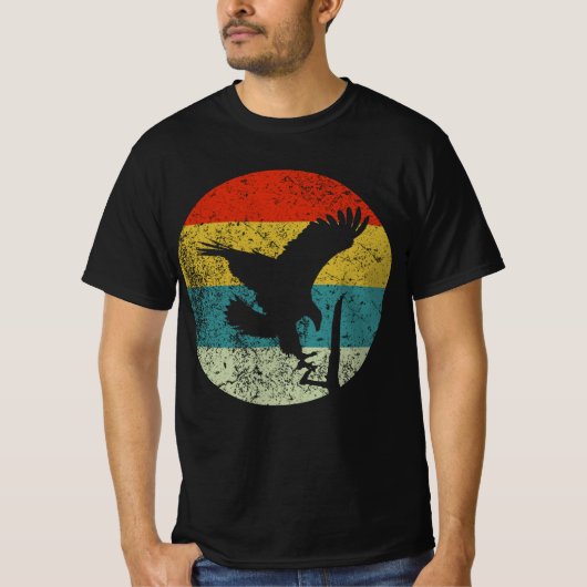 gierretro  silhouette 70s t-shirt (Voorkant)