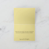 Gierse bloem matching binnen kleur gepersonaliseer notitiekaartje (Binnen)