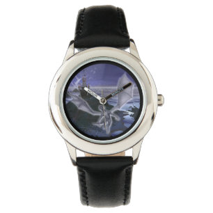 Giet en draak Kinder Roestvrij staal horloge