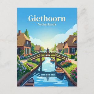 Giethoorn Nederland Briefkaart