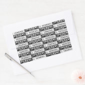  gif-labels rechthoekige sticker (Envelop)