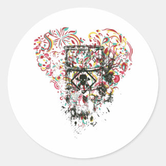 gif, moderne kunst, verontreinigende stof, gif, to ronde sticker