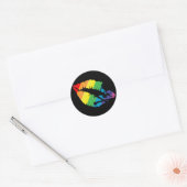 gif ronde sticker (Envelop)
