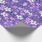 Gif tuin | Oleander roze en paars Cadeaupapier (Hoek)