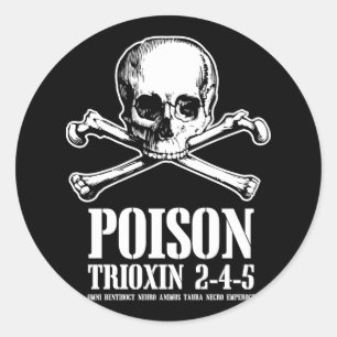 Gif Zombie Trioxin 3-4-5 Dawn of the Dead Ronde Sticker