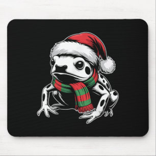 Gifkikker Kerst Santa Hoed Sjaal Kerstmis Kostuum Muismat