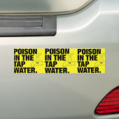 gifkraanwater bumpersticker (Op auto)