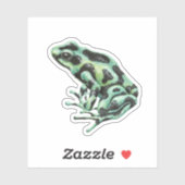 Gifpijlkikker Sticker (Vel)
