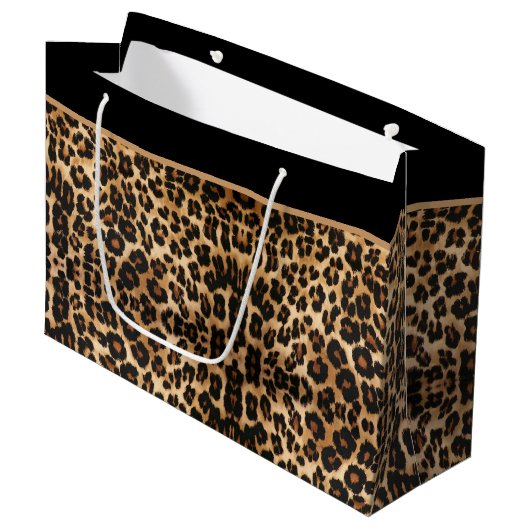 Gift Bag-Animal Print Groot Cadeauzakje (Voorkant Gekanteld)