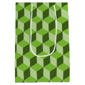 Gift Bag - Drie dikke blokken Medium Cadeauzakje (Achterkant)