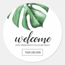 Gift Bag Favor Labels voor Tropische Business Even