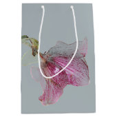 Gift Bag Flower Design Medium Matte Medium Cadeauzakje (Voorkant)